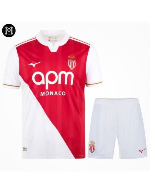 Maillot Kit Enfant AS Monaco Domicile 2025/26