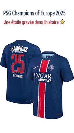 PSG Champions of Europe 2025