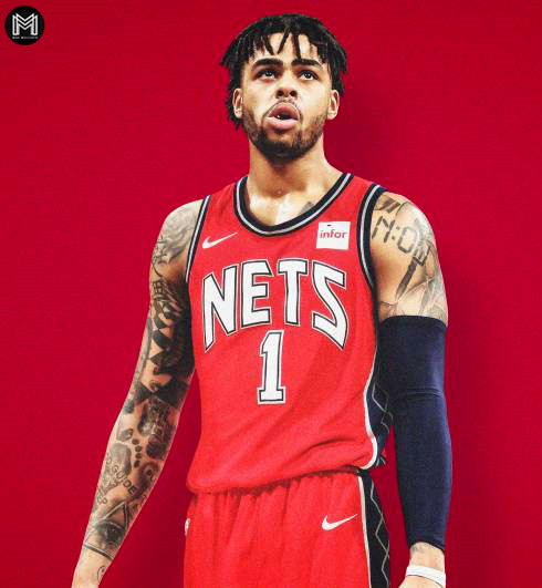 Dangelo Russell Brooklyn Nets - Retro