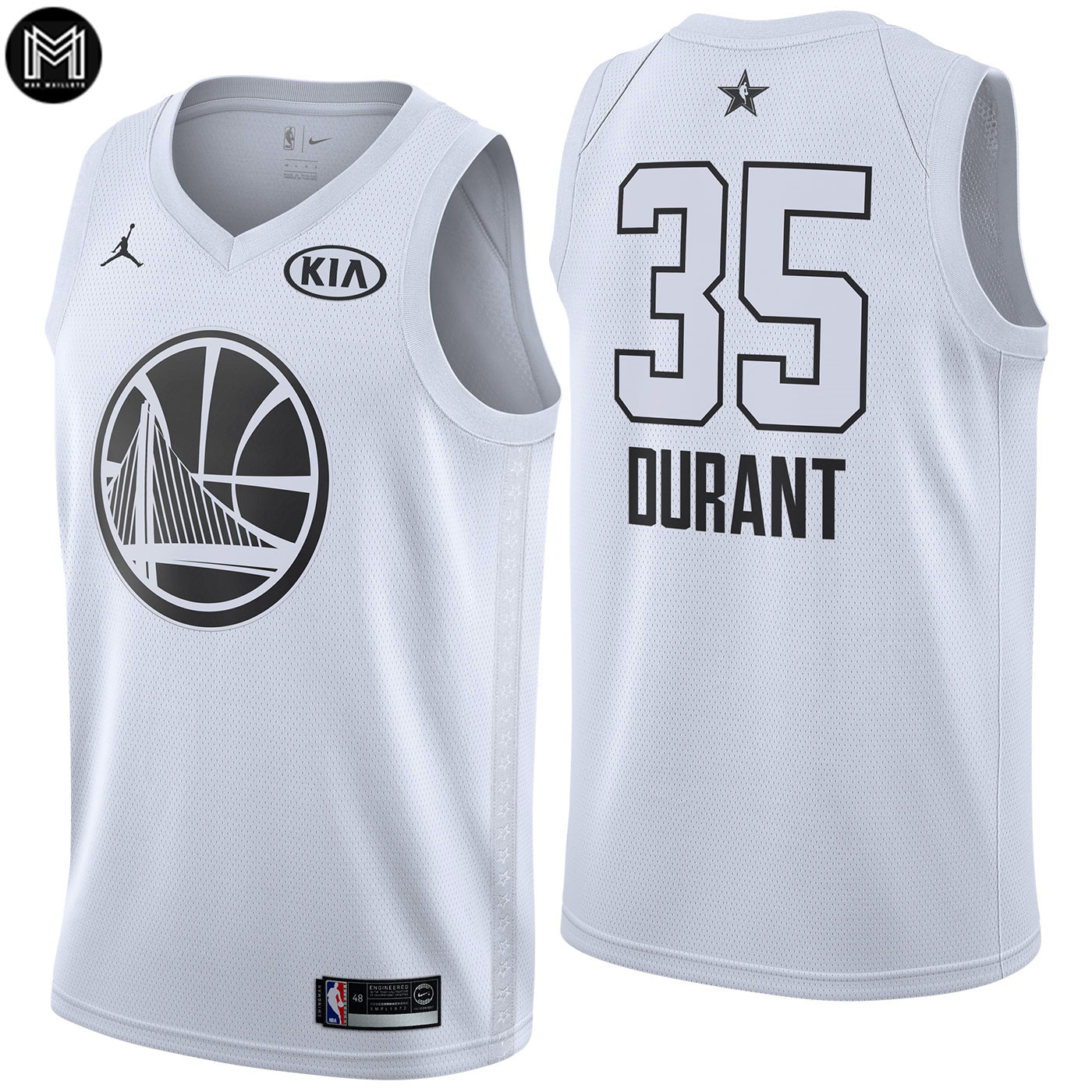 Kevin Durant - 2018 All-star White