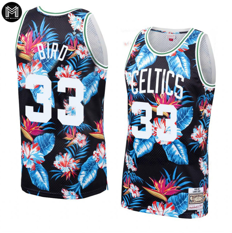 Larry Bird Boston Celtics - Mitchell & Ness Floral Pack