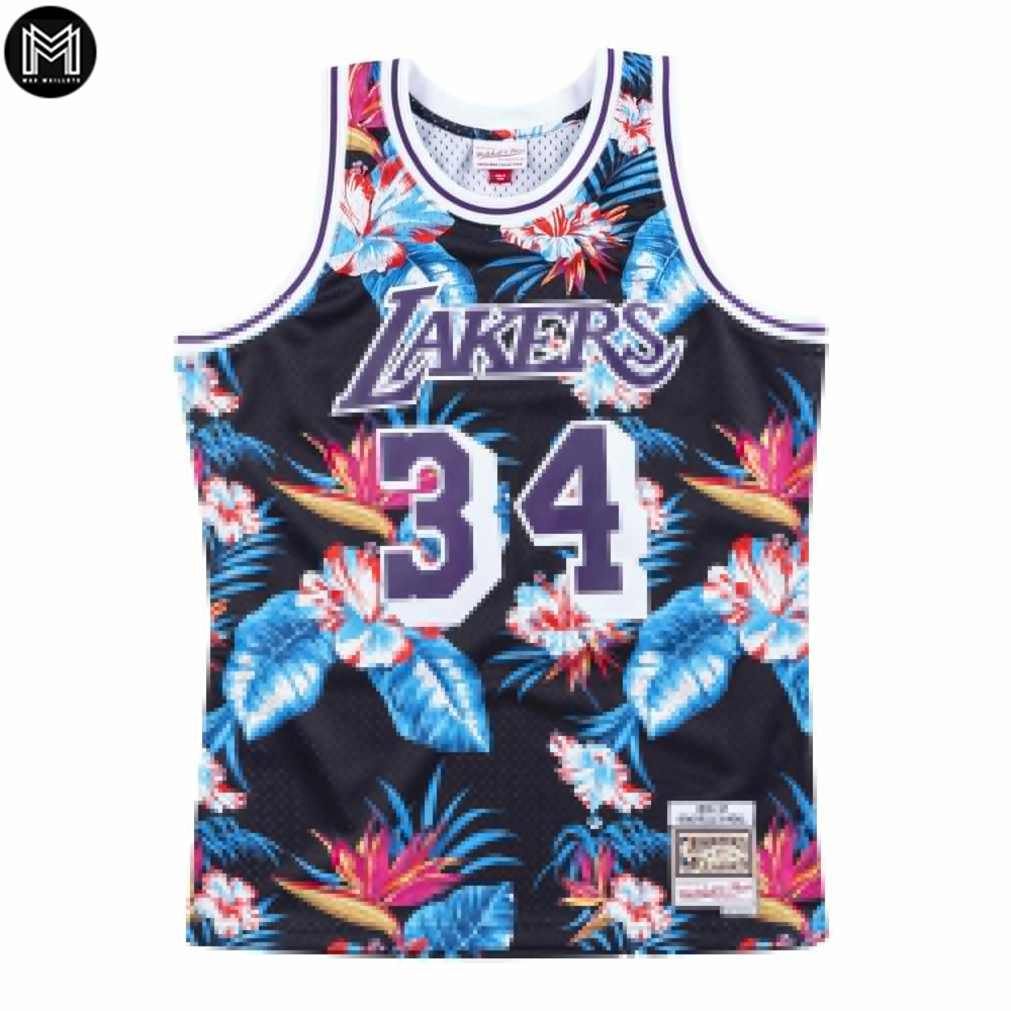 Shaquille Oneal Los Angeles Lakers - Mitchell & Ness Floral Pack