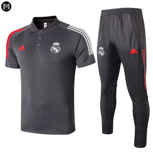Polo Pantalones Real Madrid 2020/21 - Negro