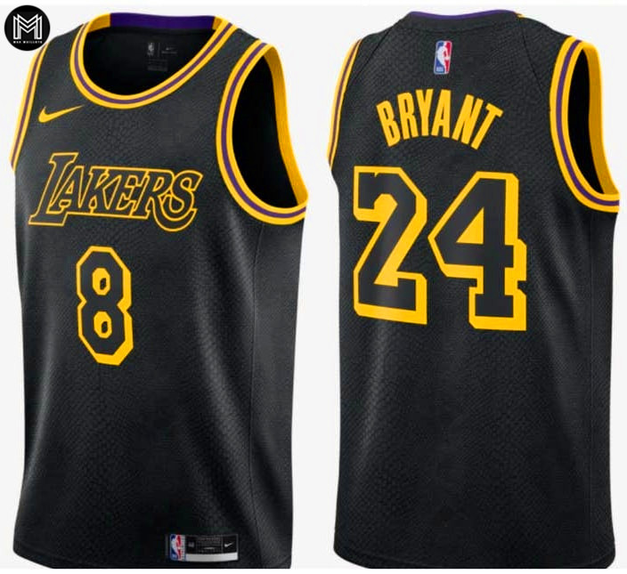 Kobe Bryant Los Angeles Lakers 8-24 Black