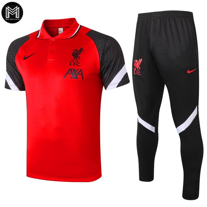 Polo Pantalones Liverpool 2020/21 Red