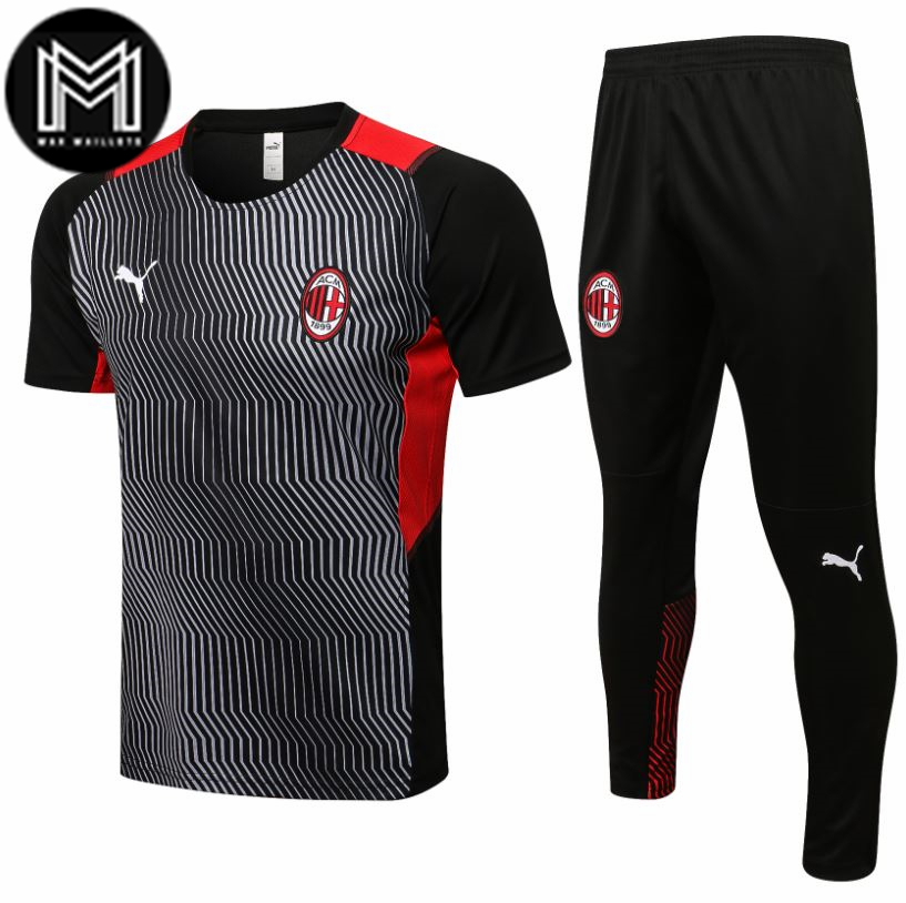 Maillot Pantalones Ac Milan 2021/22 Negro