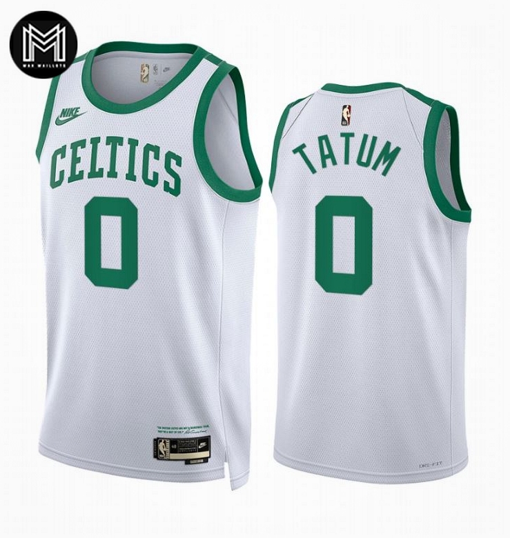 Jayson Tatum White Boston Celtics Autographed Nike 2021-2022 Year