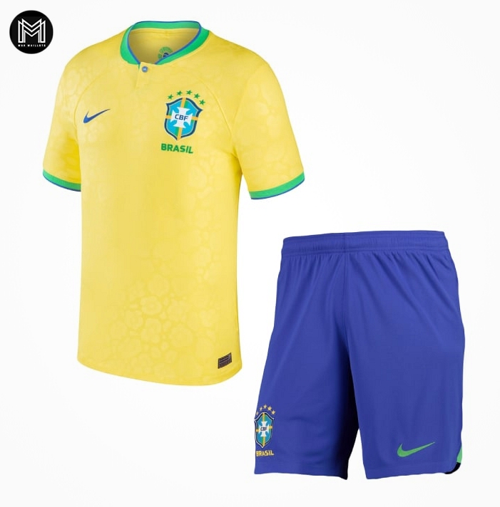 Brésil Domicile 2022/23 Junior Kit