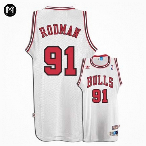 Dennis Rodman Chicago Bulls [blanc]