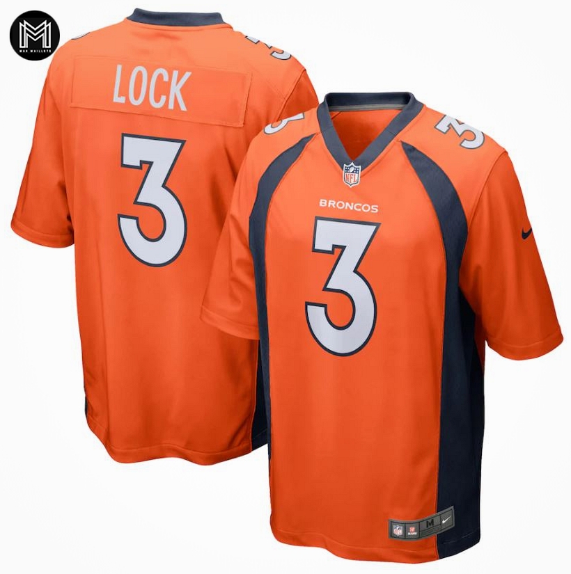 Drew Lock Denver Broncos - Orange