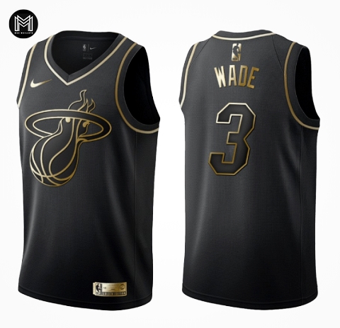 Dwyane Wade Miami Heat - Black/gold