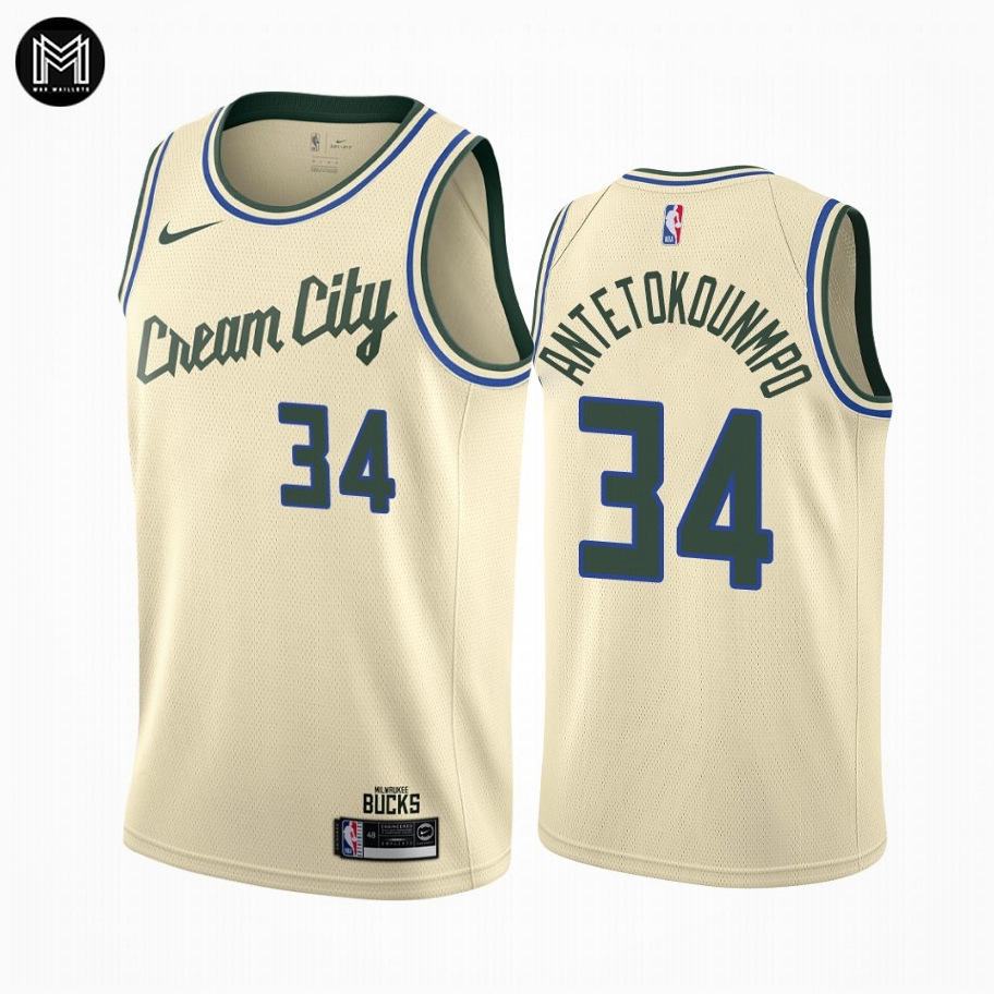 Giannis Antetokounmpo Milwaukee Bucks 2019/20 - City Edition