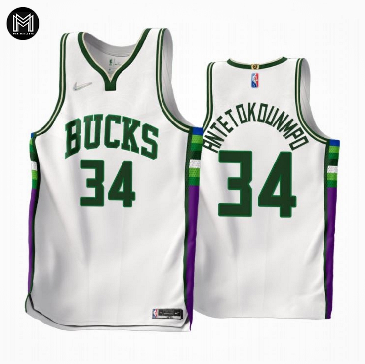 Giannis Antetokounmpo Milwaukee Bucks 2021/22 - City Edition