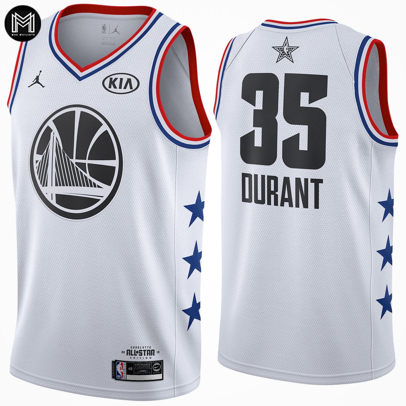 Kevin Durant - 2019 All-star White