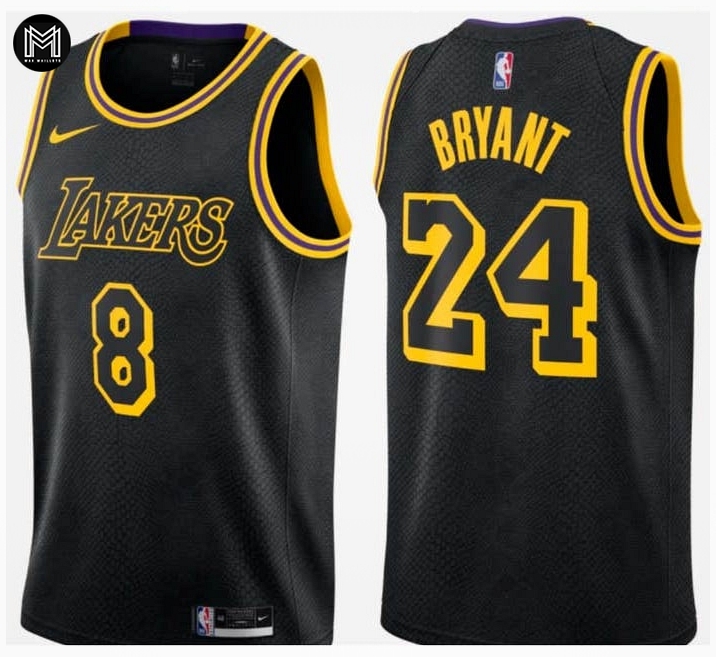 Kobe Bryant Los Angeles Lakers 8-24 Black