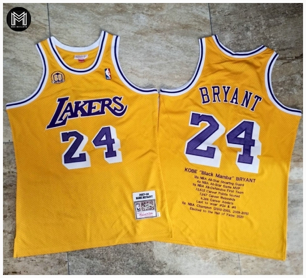 Kobe Bryant Los Angeles Lakers - Gold Commemorative