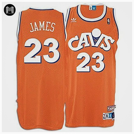 Lebron James Cleveland Cavaliers - Orange Hardwood Classics