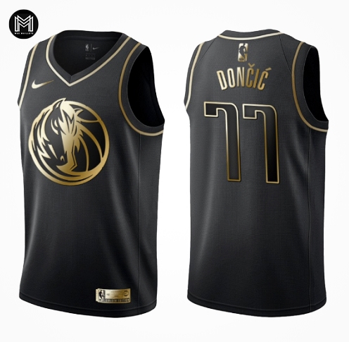 Luka Doncic Maverick Dallas - Black/gold