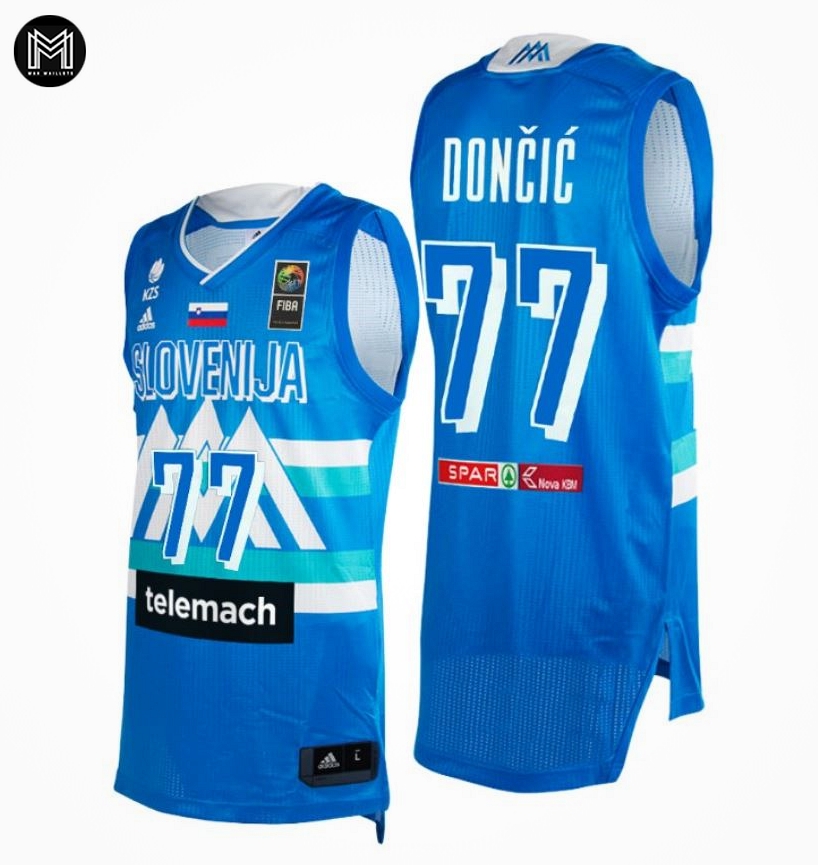 Luka Doncic Slovénie 2021 Jeux Olympiques - Blue