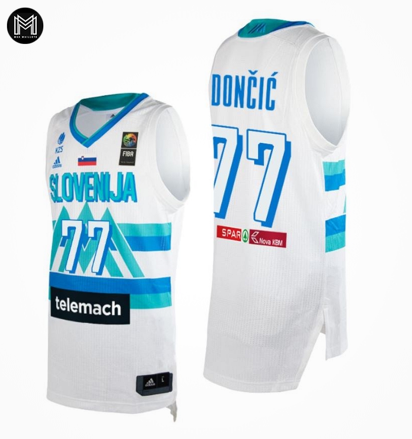Luka Doncic Slovénie 2021 Jeux Olympiques - White