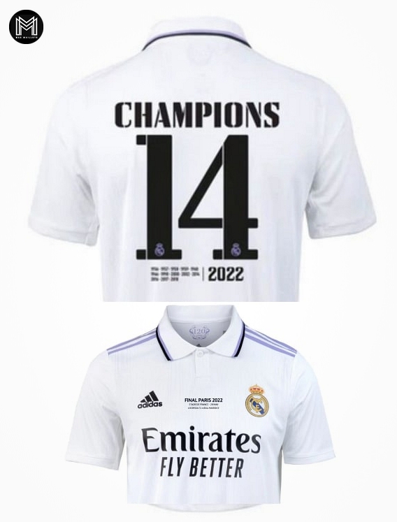 Maillot Real Madrid Domicile 2022/23 - Champions 14