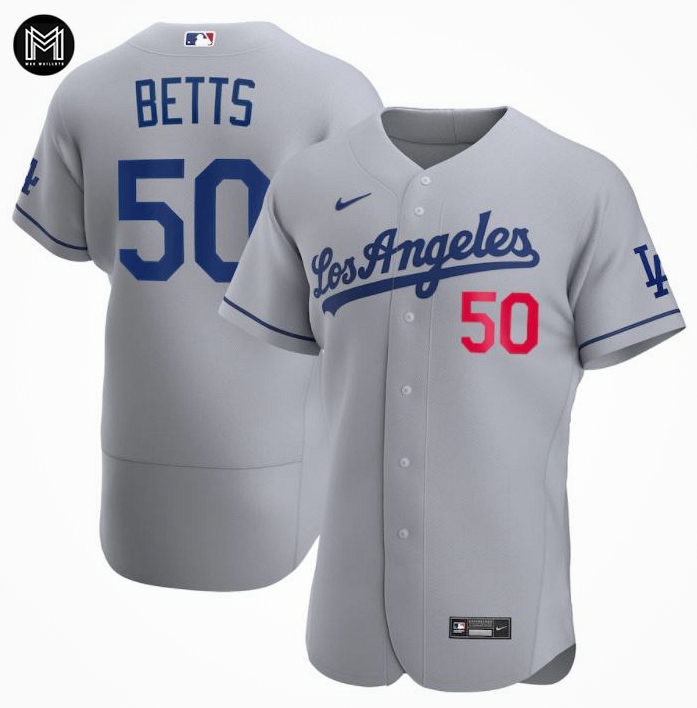 Mookie Betts Los Angeles Dodgers - Gray
