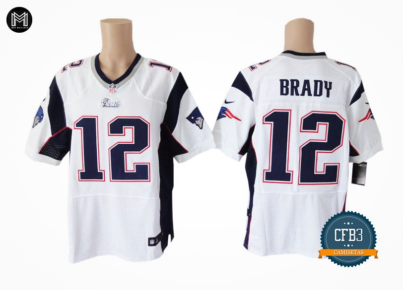 Tom Brady New England Patriots - White