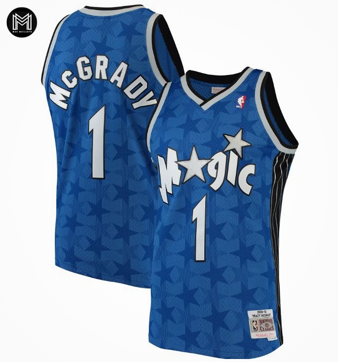 Tracy Mcgrady Orlando Magic Mitchell&ness - Blue