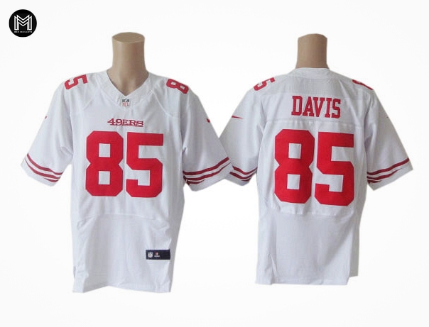 Vernon Davis San Francisco 49ers - Blanc