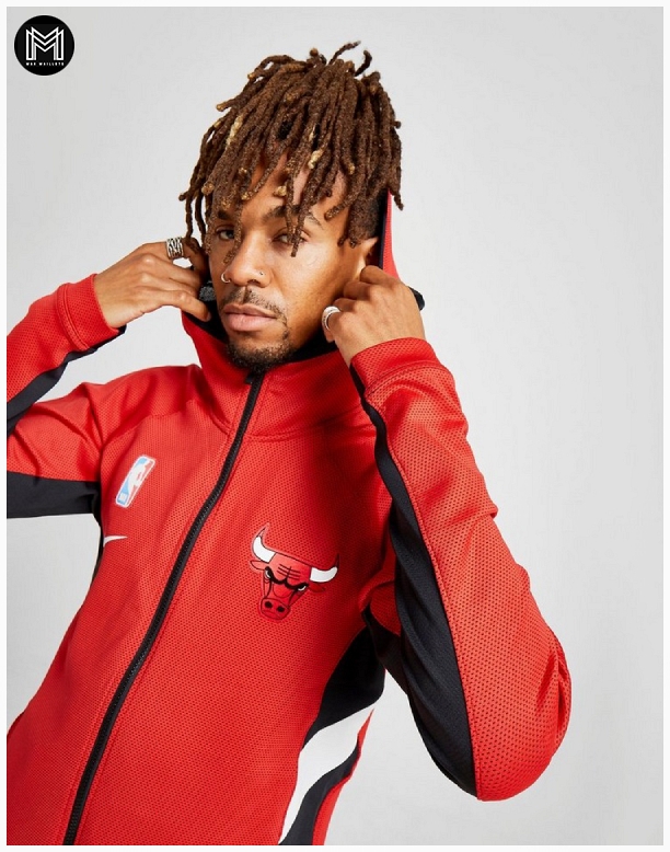 Veste Zippé à Capuche Chicago Bulls - Red