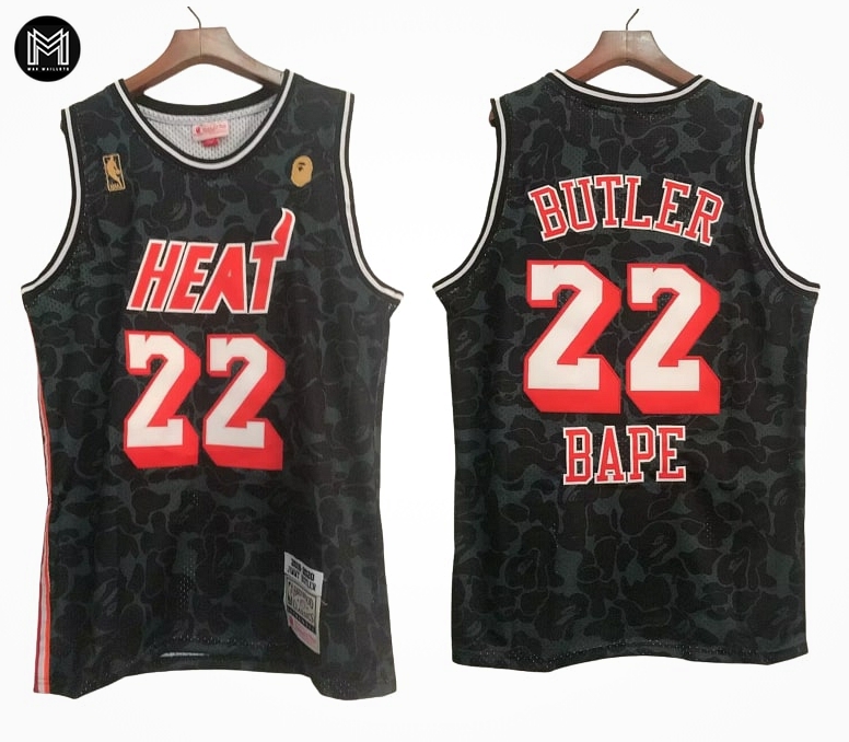 Jimmy Butler Miami Heat X Bape Black - 2023