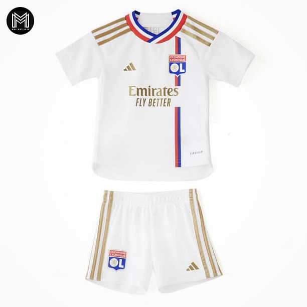 Olympique Lyon Domicile 2023/24 Junior Kit
