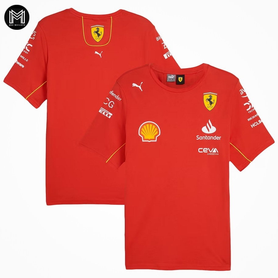 T-shirt Équipe Scuderia Ferrari 2024