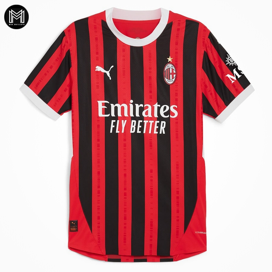 Maillot Ac Milan Domicile 2024/25 - Authentic