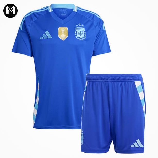 Maillot Argentine Extérieur 2024 Junior Kit