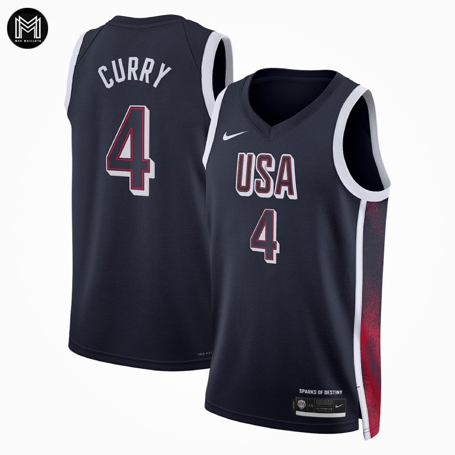 Stephen Curry Usa Olympics 2024 - Navy