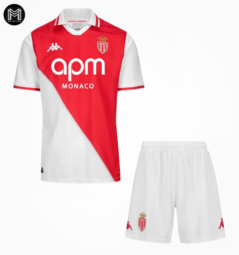 As Monaco Domicile 2024/25 Junior Kit