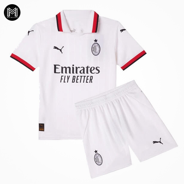 Ac Milan Extérieur 2024/25 Junior Kit