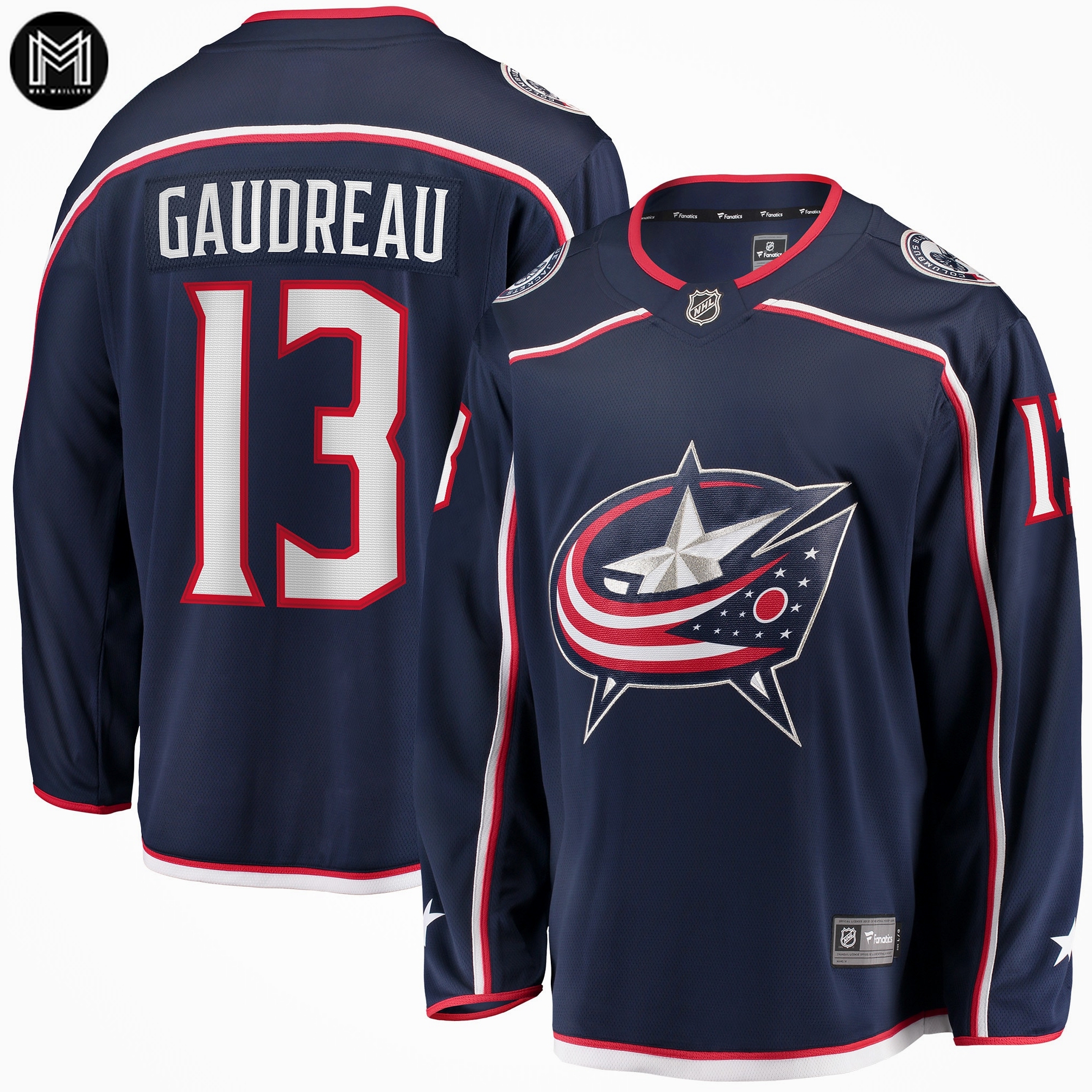 Johnny Gaudreau Columbus Blue Jackets - Navy