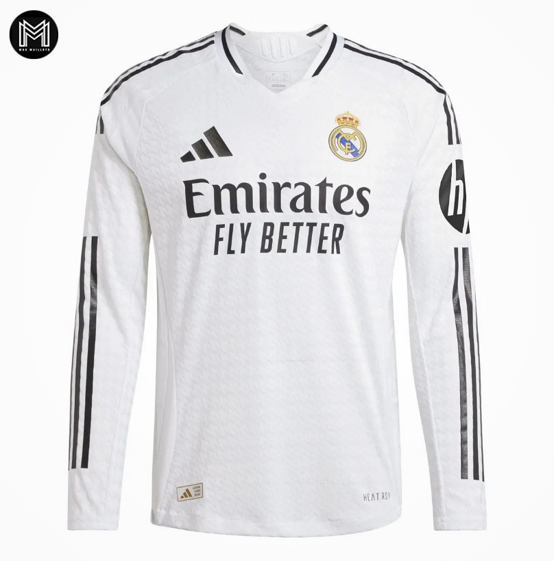 Maillot Real Madrid Domicile 2024/25 Ml - Authentic