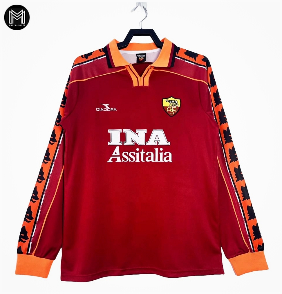 Maillot As Roma Domicile 1998/99 Ml