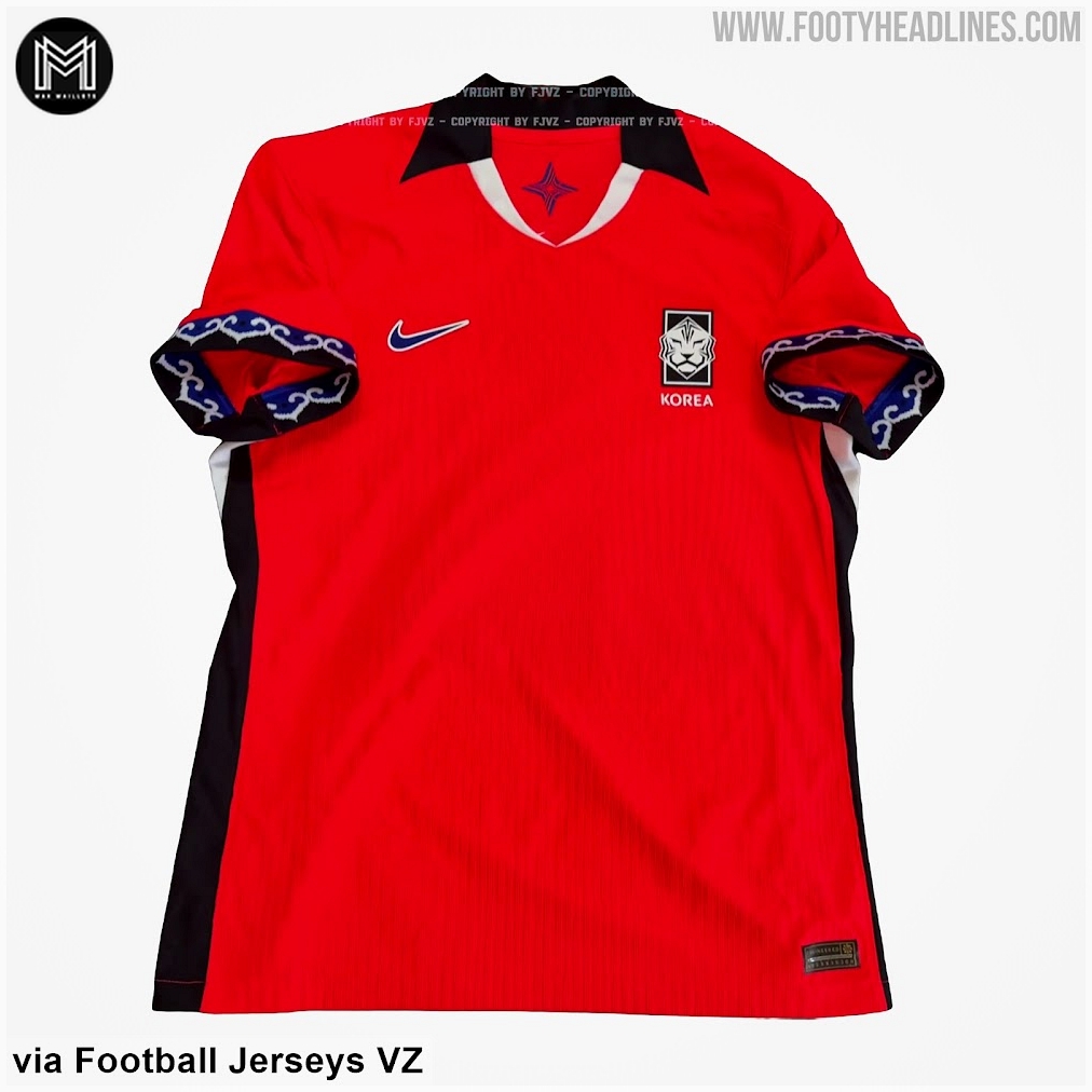 Maillot Domicile Corée Du Sud Féminin 2025 Modèle Homme