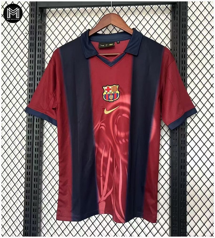 Maillot Fc Barcelona Domicile Travis Scott 2000/01