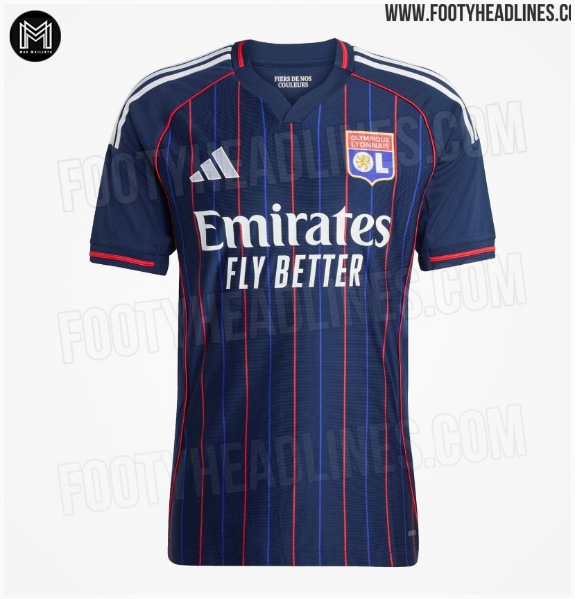 Maillot Olympique Lyonnais Extérieur 2025/26