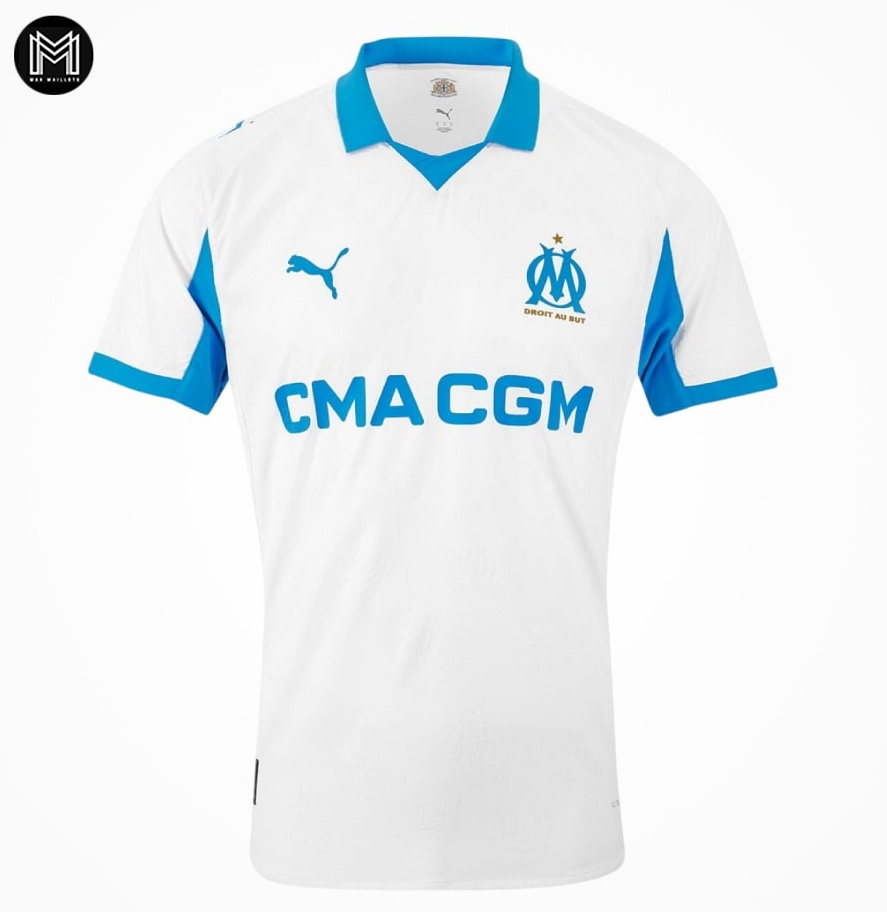 Maillot Olympique Marseille Domicile 2025/26 - Authentic