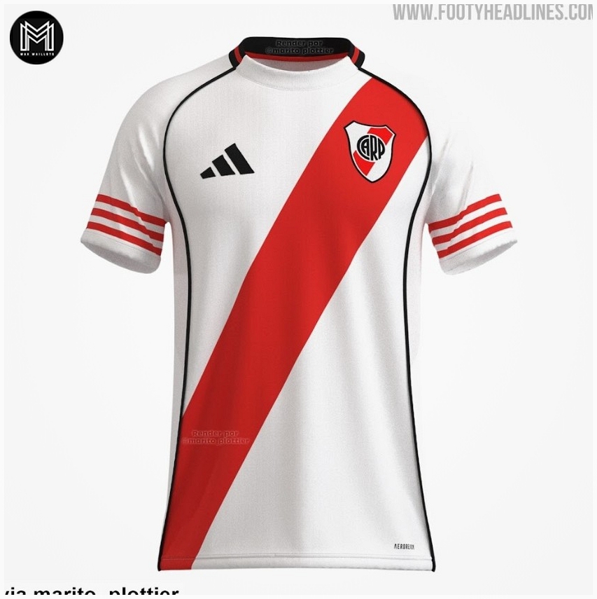 Maillot River Plate Domicile 2025/26 - Authentic