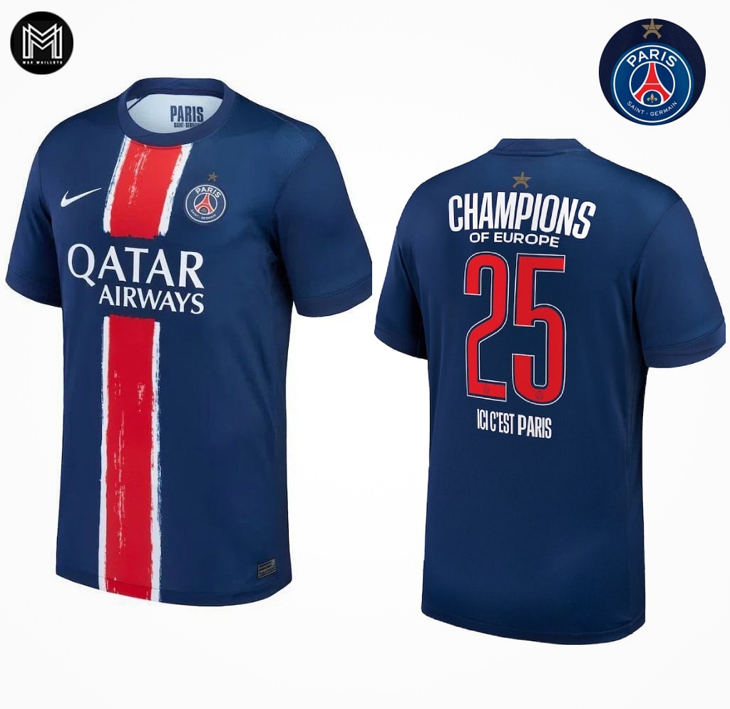 Psg Champions Of Europe 2025