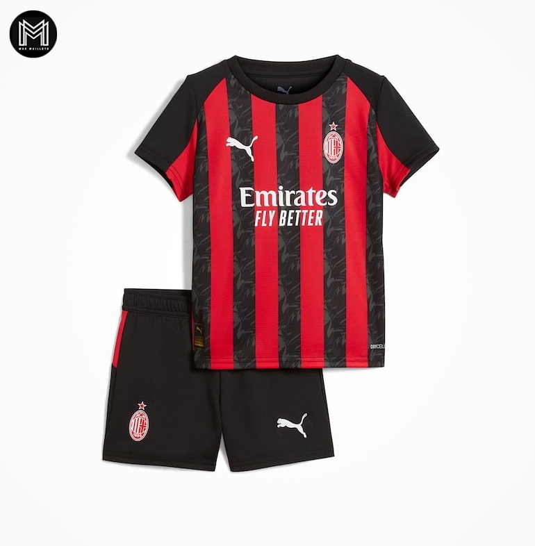 Ac Milan Domicile 2025/26 Junior Kit