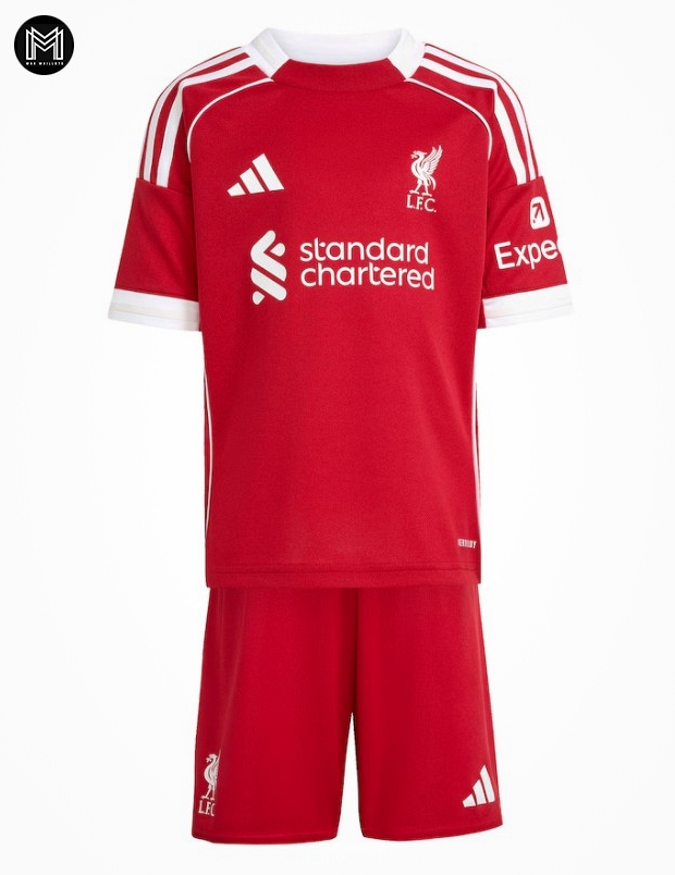 Liverpool Domicile 2025/26 Junior Kit