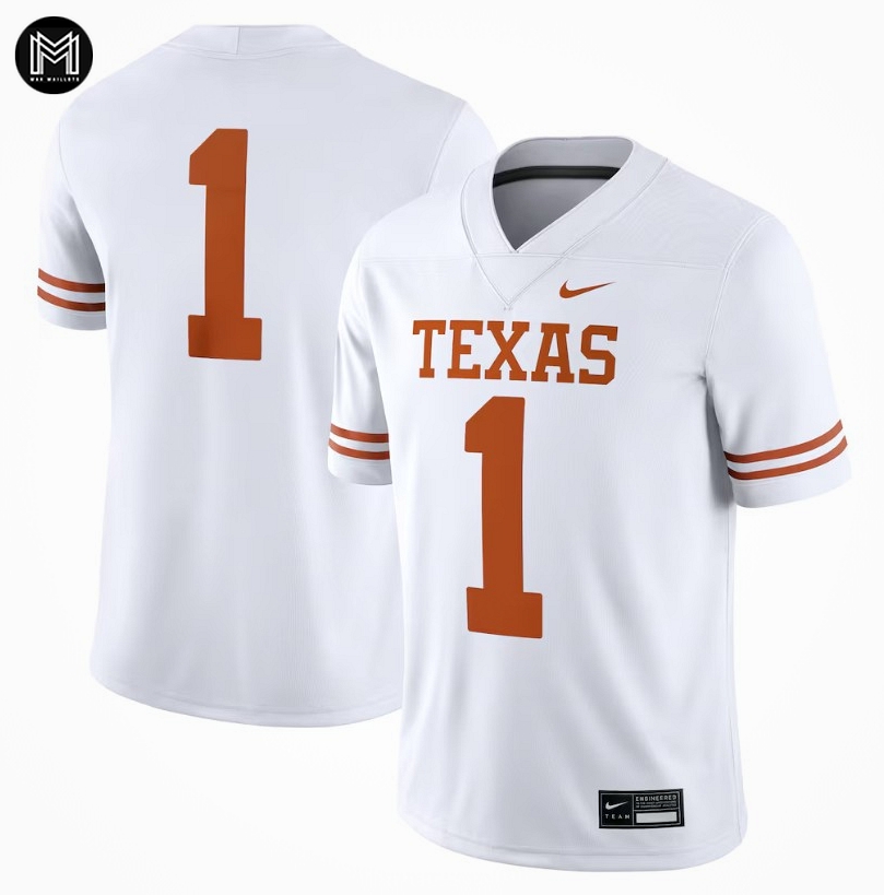 1 Texas Longhorns - White